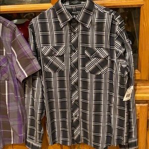 Chemise Homme Eighty Eight à Rayures Bleues Manches Longues - Taille S - Bon état